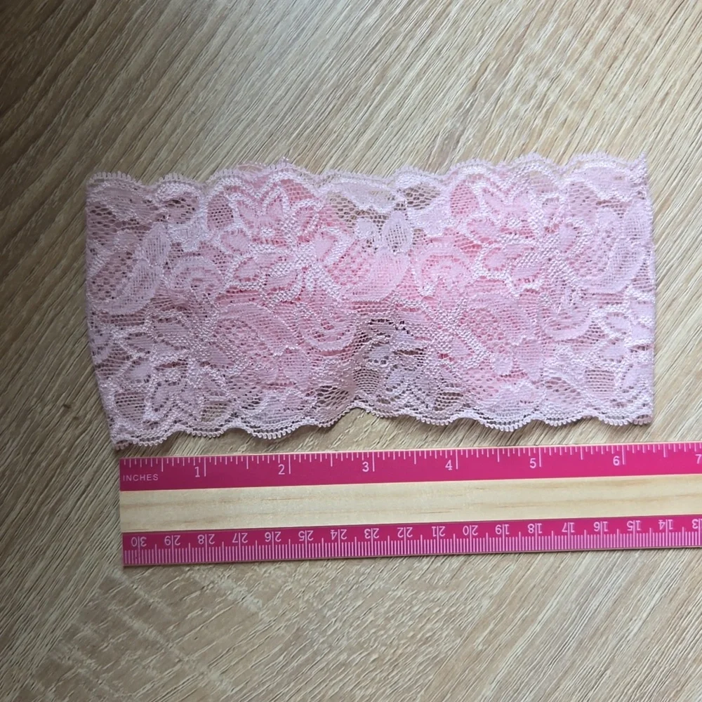 Baby Girl Lace Bowknot Headband Elastic Headwrap Toddler Kids Pink Bow Hairband